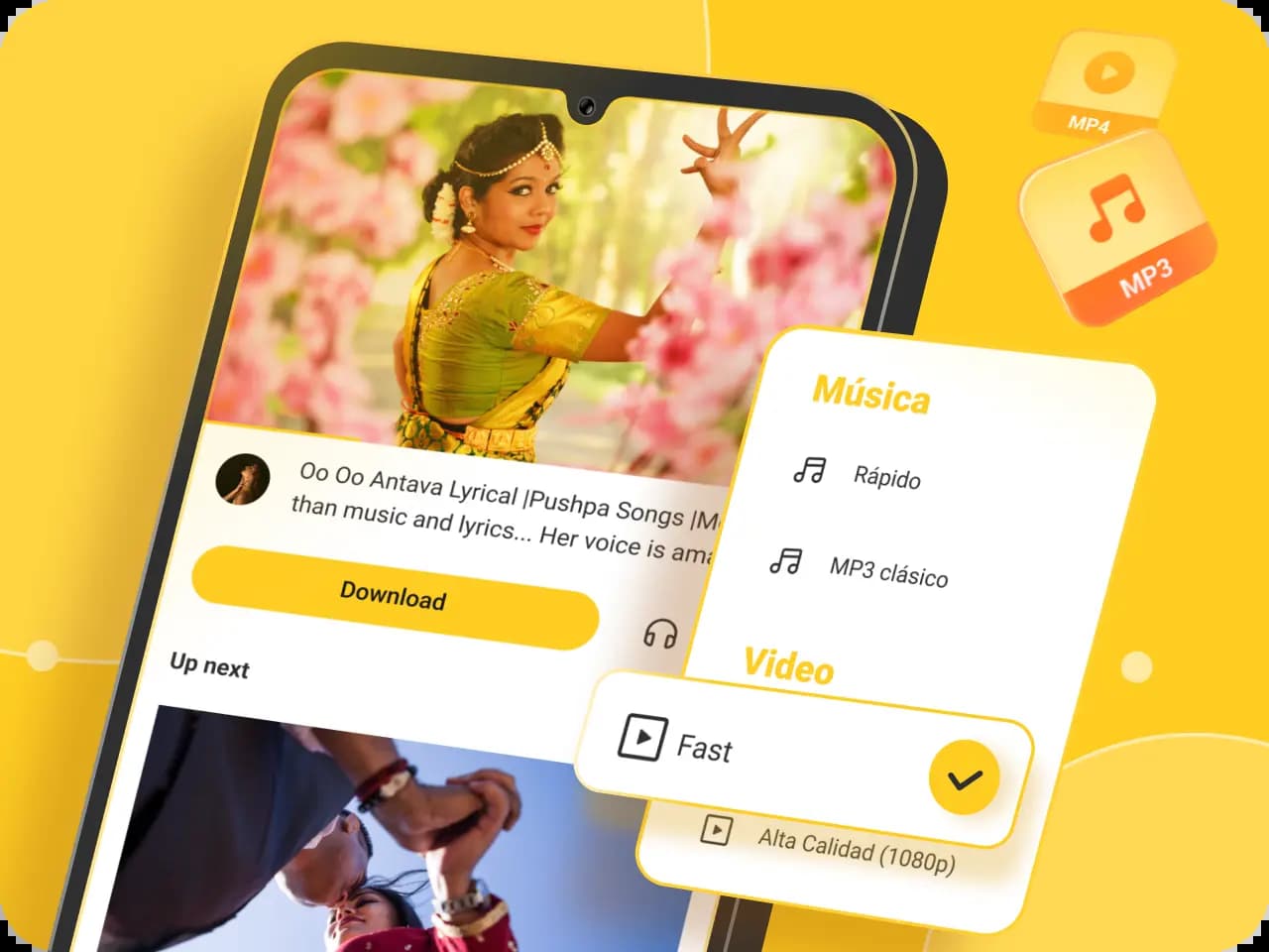 Baixe músicas e vídeos do Snaptube